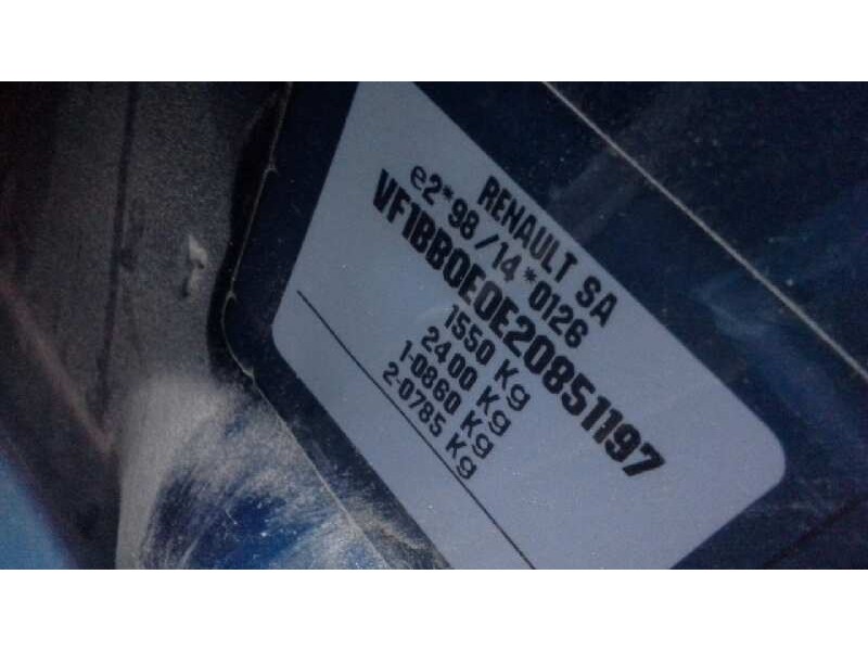 renault clio ii fase i (b/cbo) del año 1999