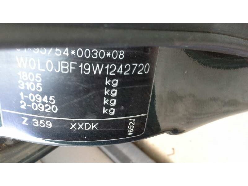 opel vectra b berlina del año 1998