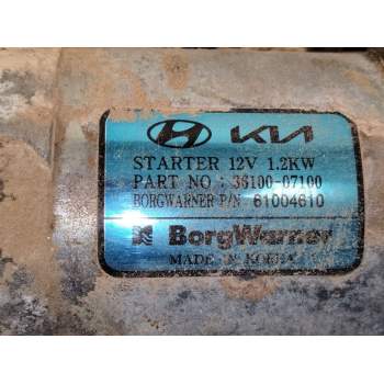 Recambio de motor arranque para kia stonic (yb) 1.2 cvvt referencia OEM IAM 3610007100  