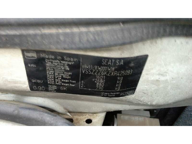 seat cordoba berlina (6k2) del año 1999