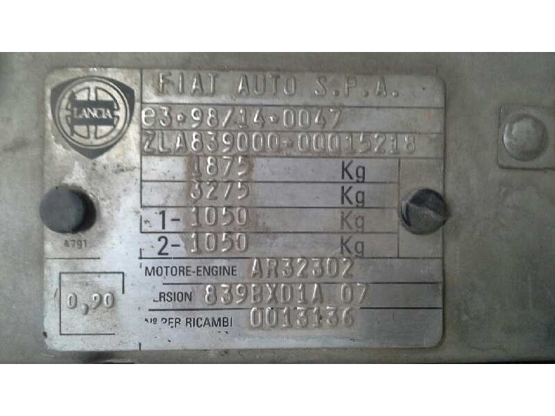 lancia lybra station wagon del año 2000