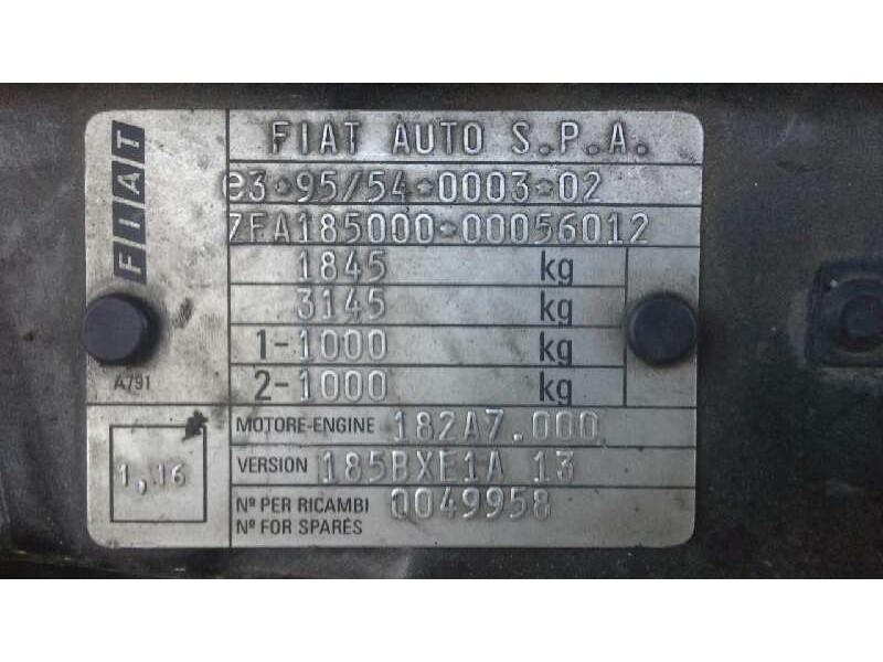 fiat marea weekend (185) del año 1997