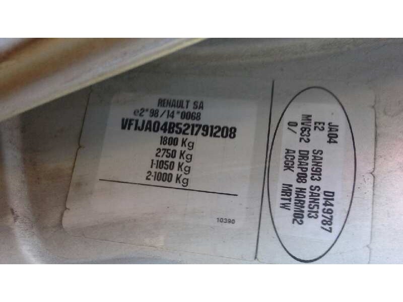 renault megane i scenic (ja0) del año 2000