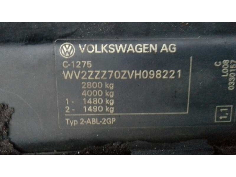 volkswagen t4 transporter/furgoneta (mod. 1991) del año 1997