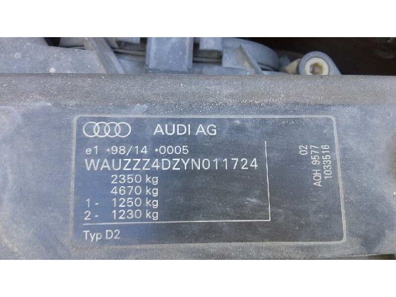audi s8 (d2) del año 2000