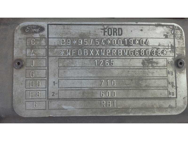 ford ka (ccq) del año 1999