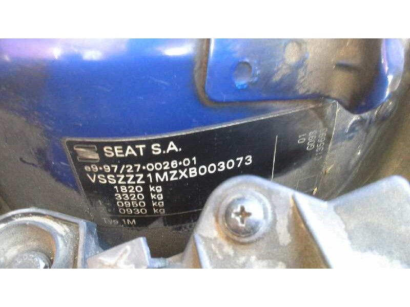 seat toledo (1m2) del año 1999