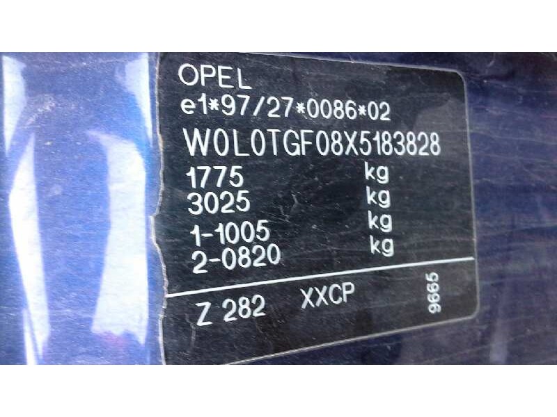 opel astra g berlina del año 1999