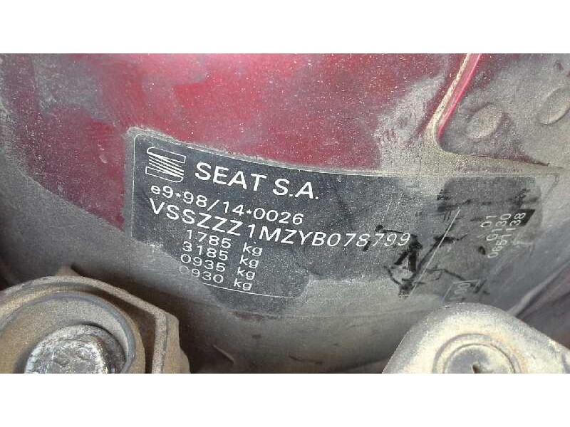 seat toledo (1m2) del año 2000