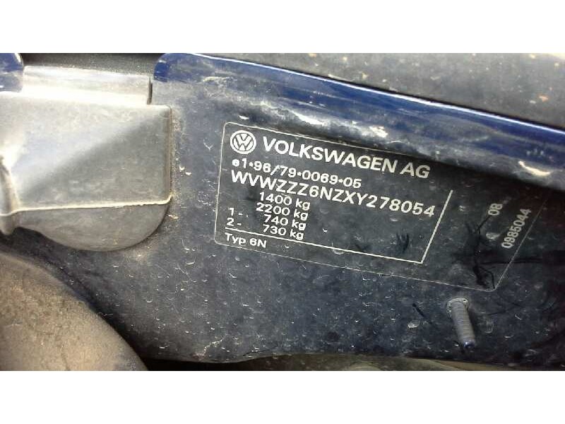 volkswagen polo berlina (6n1) del año 1999