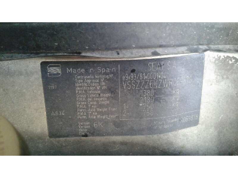 seat ibiza (6k) del año 1997