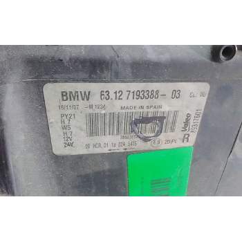 Recambio de faro derecho para bmw serie 1 berlina (e81/e87) 118d referencia OEM IAM 719338802  
