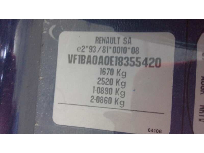 renault megane i berlina hatchback (ba0) del año 1998