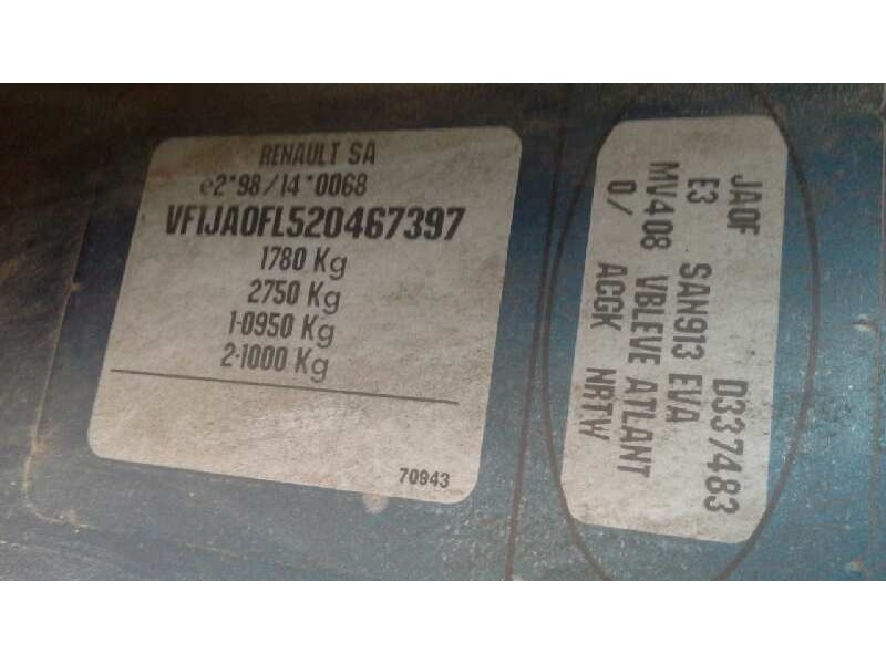 renault megane i scenic (ja0) del año 1999