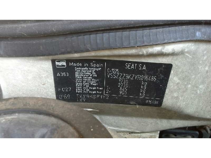 seat inca (6k9) del año 2000