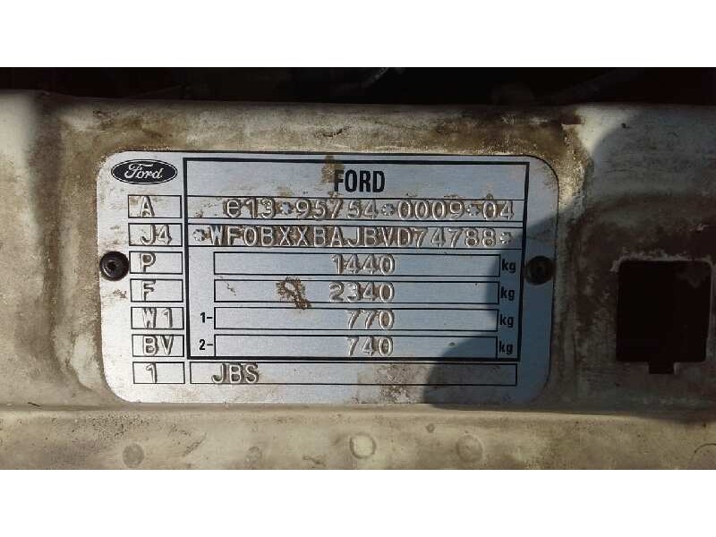 ford fiesta berl./courier del año 1998