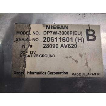 Recambio de pantalla multifuncion para nissan primera berlina (p12) visia referencia OEM IAM 28090AV620 20611601 28090AV620