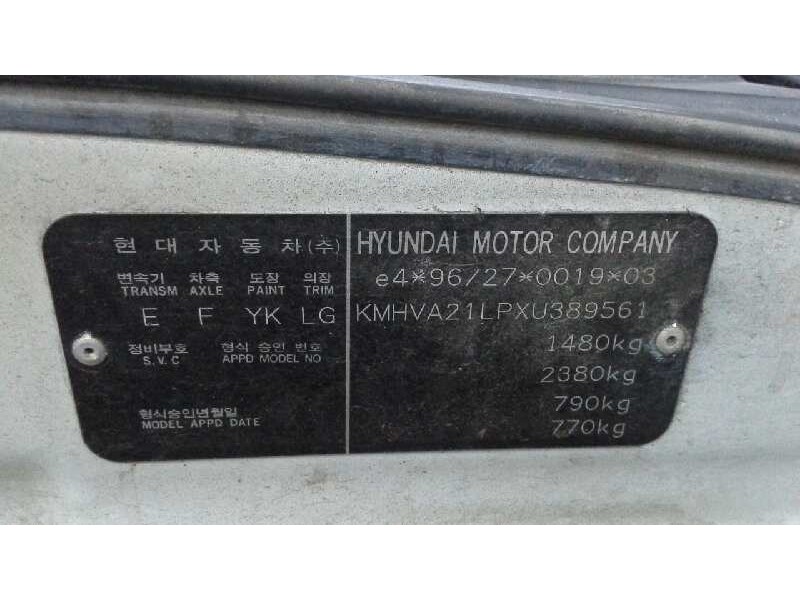 hyundai accent (x3) del año 1999