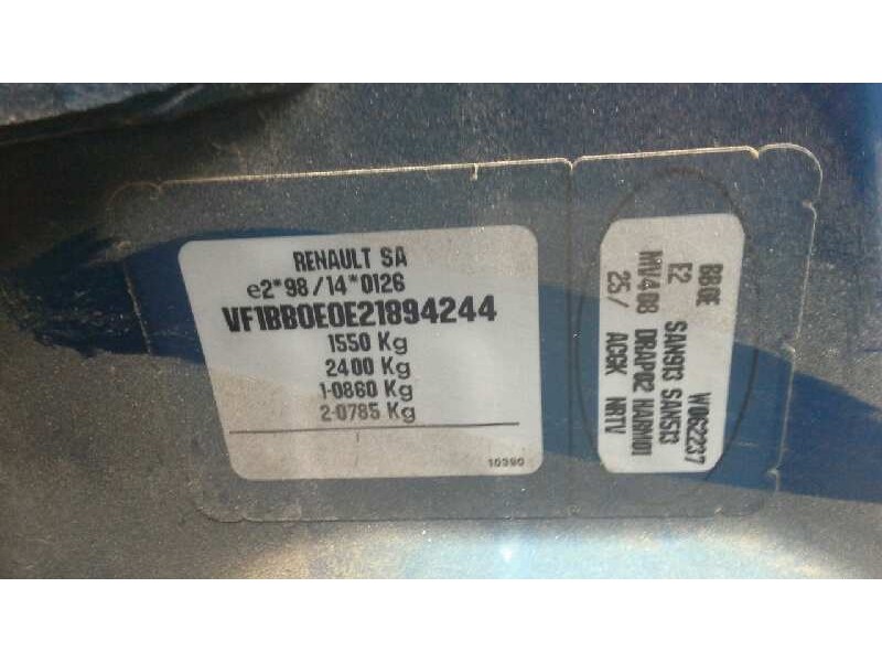 renault clio ii fase i (b/cbo) del año 2000