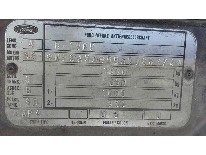 ford mondeo berlina/familiar (fd) del año 1996