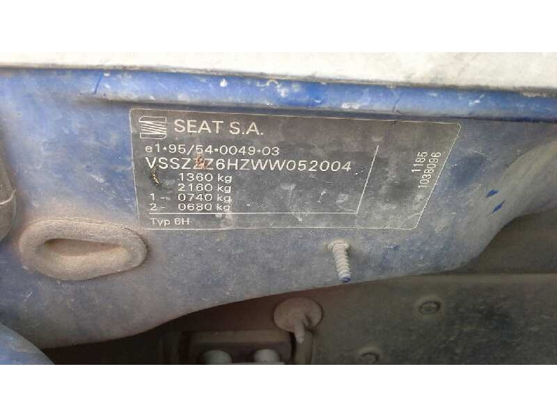 seat arosa (6h1) del año 1998