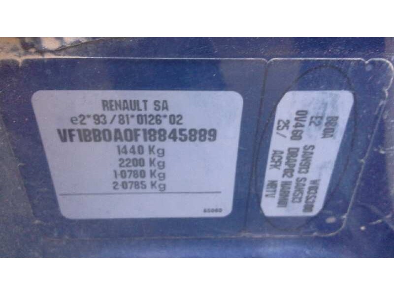 renault clio i fase i+ii (b/c57) del año 1998