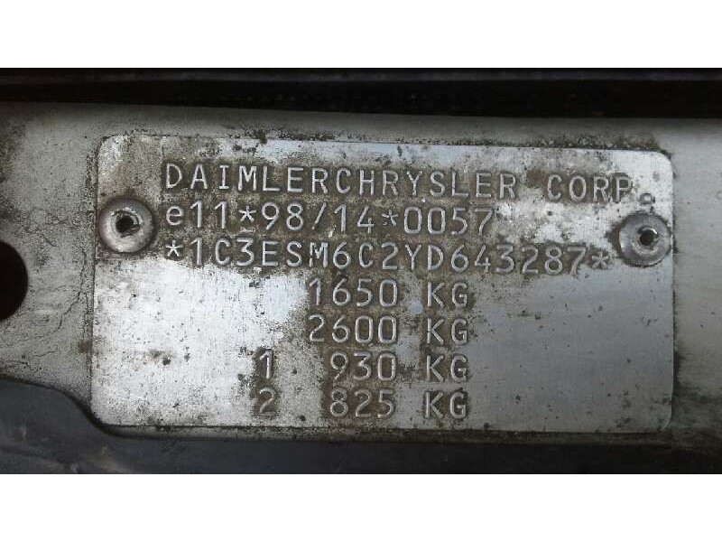 chrysler neon (pl) del año 1999