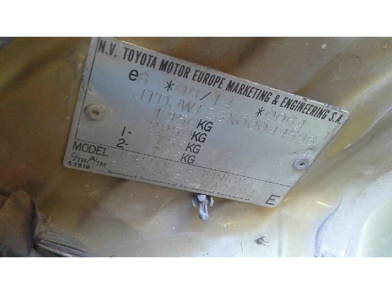 toyota yaris (ncp1/nlp1/scp1) del año 2000