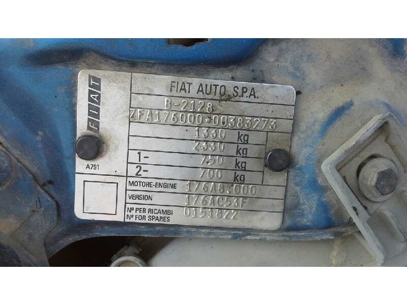 fiat punto berl. (176) del año 1995