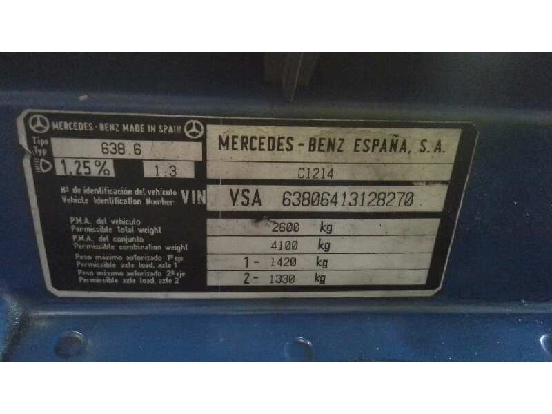 mercedes-benz vito (w638) caja cerrada del año 1998