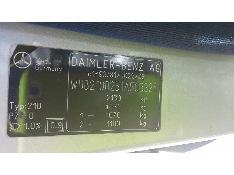 mercedes-benz clase e (w210) berlina diesel del año 1997