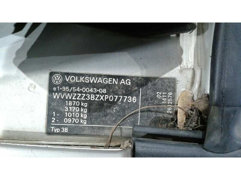 volkswagen passat berlina (3b2) del año 1998