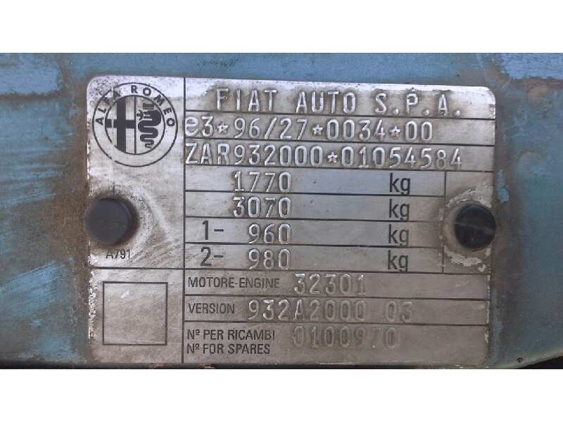 alfa romeo 156 (116) del año 1999