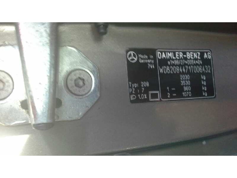 mercedes-benz clase clk (w208) cabrio del año 1999