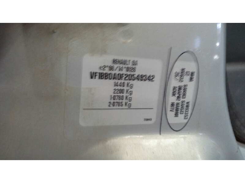 renault clio ii fase i (b/cbo) del año 1999