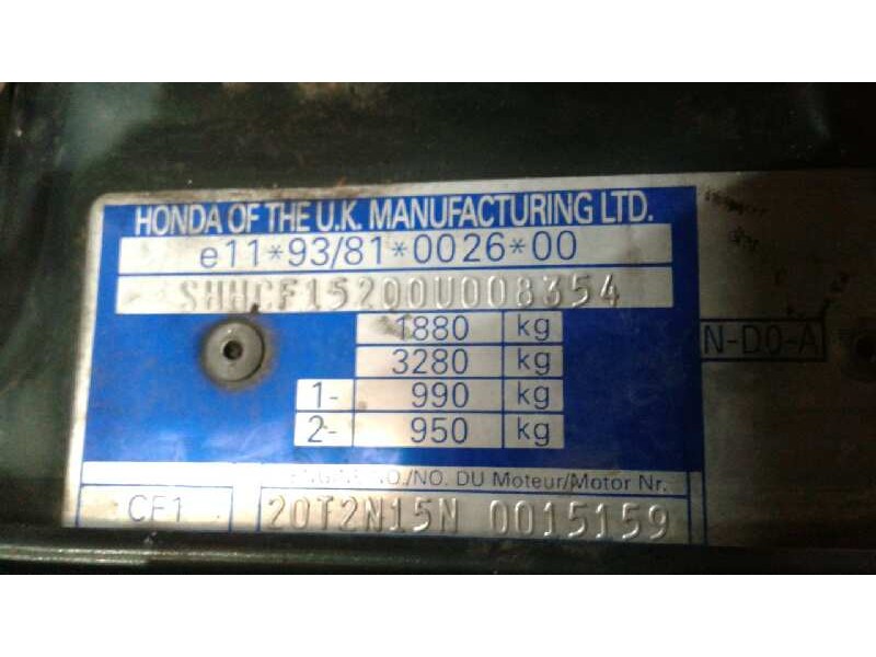 honda accord berlina (cc/ce) del año 1997