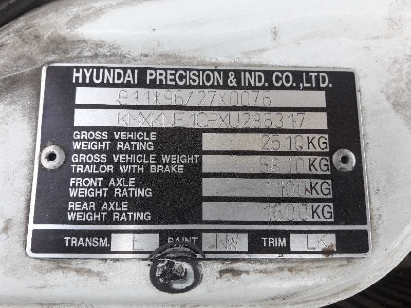 mitsubishi galloper (hyundai) del año 1999