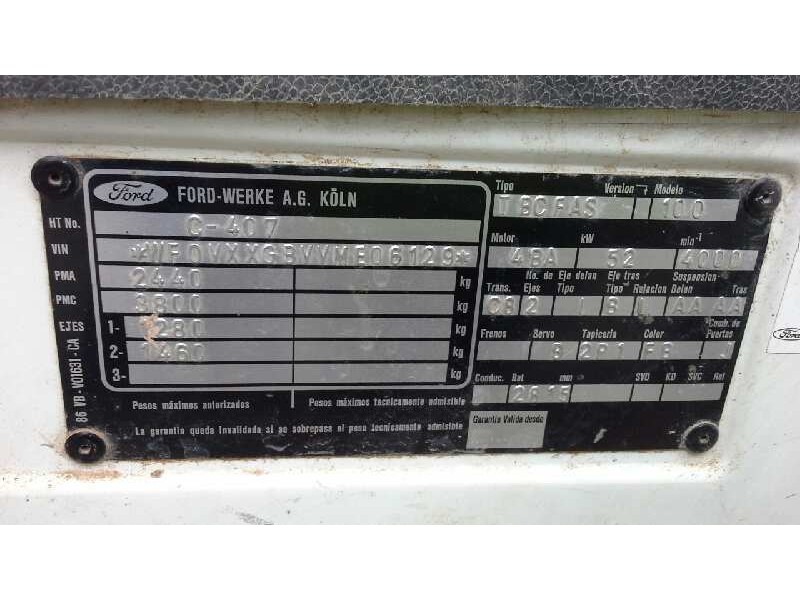 ford transit del año 1991