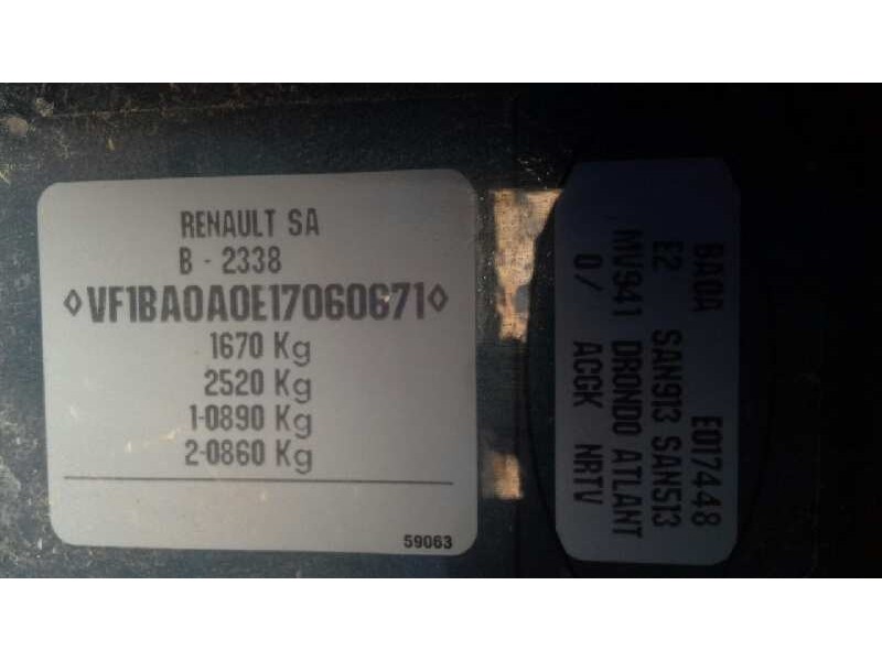 renault megane i berlina hatchback (ba0) del año 1997