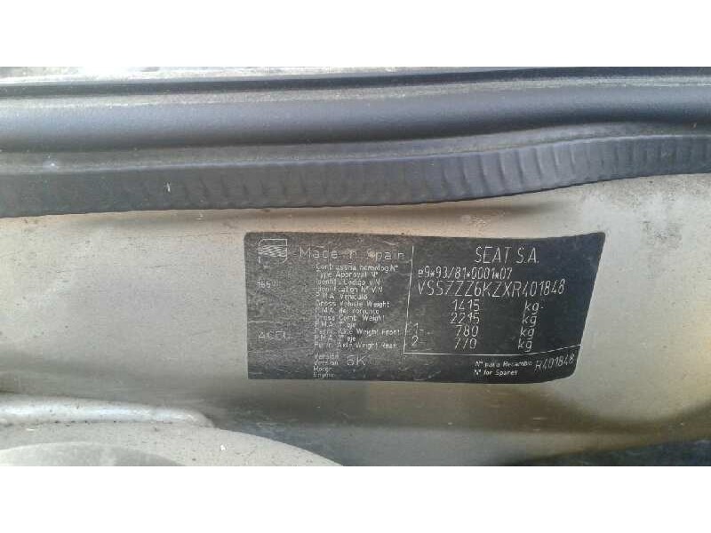 seat ibiza (6k1) del año 1999