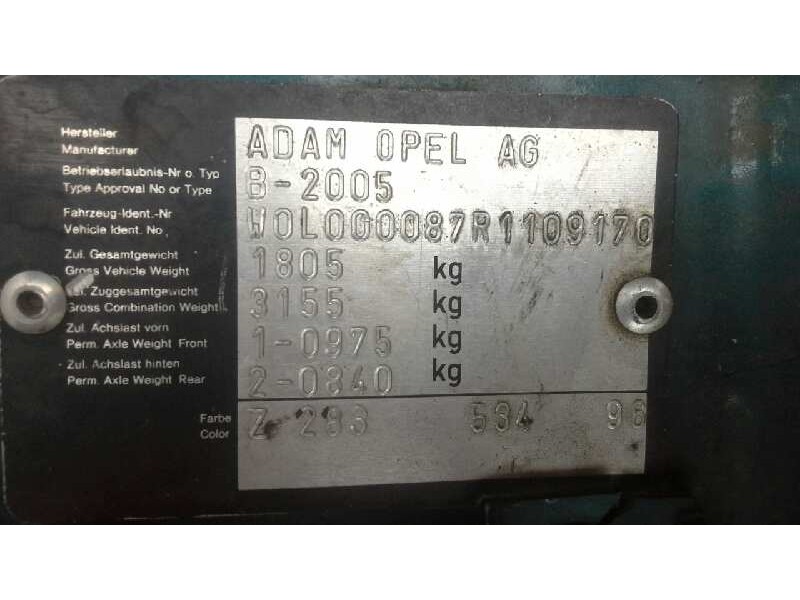 opel vectra a del año 1994