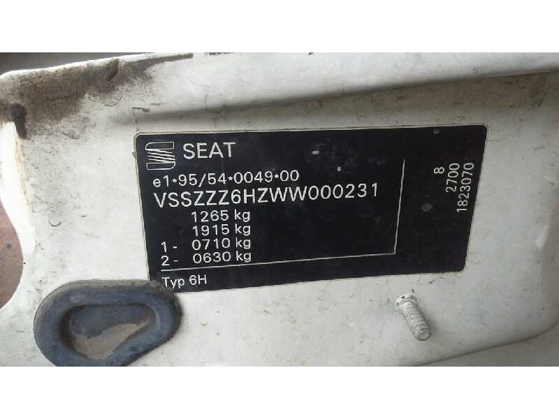 seat arosa (6h1) del año 1997