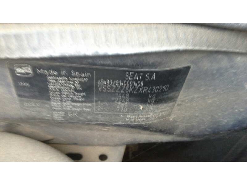 seat ibiza (6k1) del año 1999