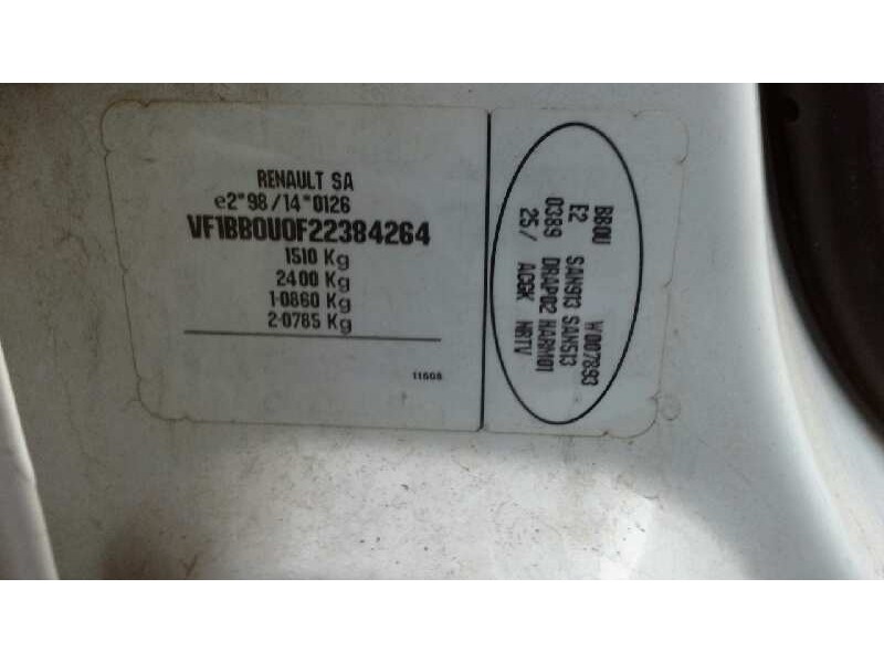 renault clio ii fase i (b/cbo) del año 2000