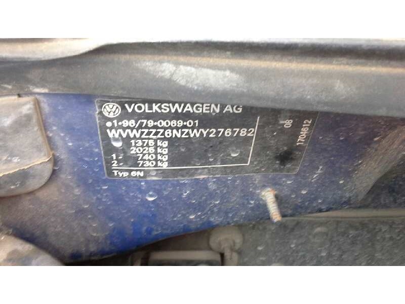 volkswagen polo berlina (6n1) del año 1998