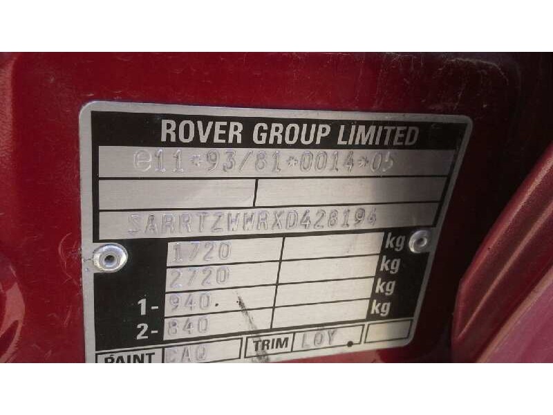 mg serie 400 (rt) del año 1999