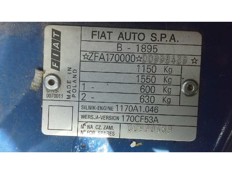 fiat cinquecento (170) del año 1997