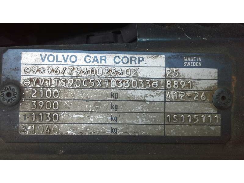 volvo s80 berlina del año 1999