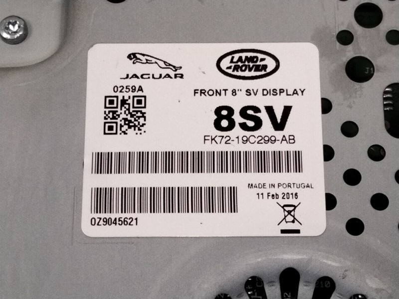 Recambio de pantalla multifuncion para land rover discovery sport (l550) 2.0 d referencia OEM IAM FK7219C299AB  