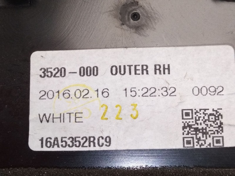 Recambio de aireador derecho para land rover discovery sport (l550) 2.0 d referencia OEM IAM FK72018B09AC  